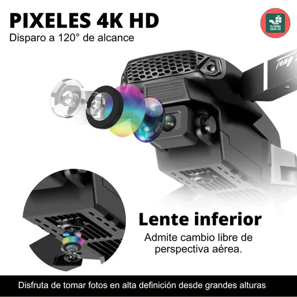 FlyDron™ 2026 - Doble Camara 4K Pro 2 Baterias